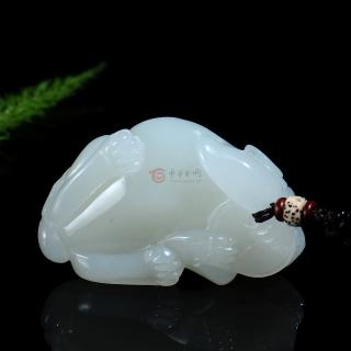 和田玉挂件 招财貔貅