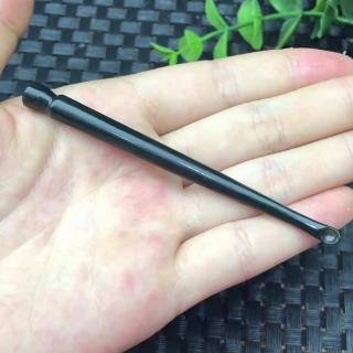 黑青玉是什么?天然和田玉耳勺的材质秘密